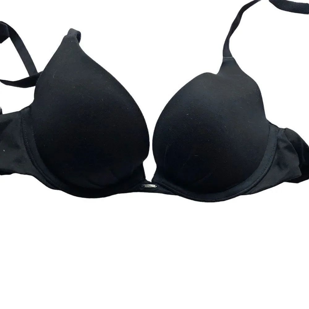 Victoria's Secret Plunge Bra Black 32B